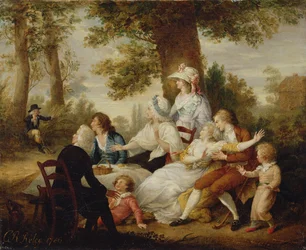 The Return of Olivia, vol. 2, chapter III from The Vicar of Wakefield by Oliver Goldsmith, 1786